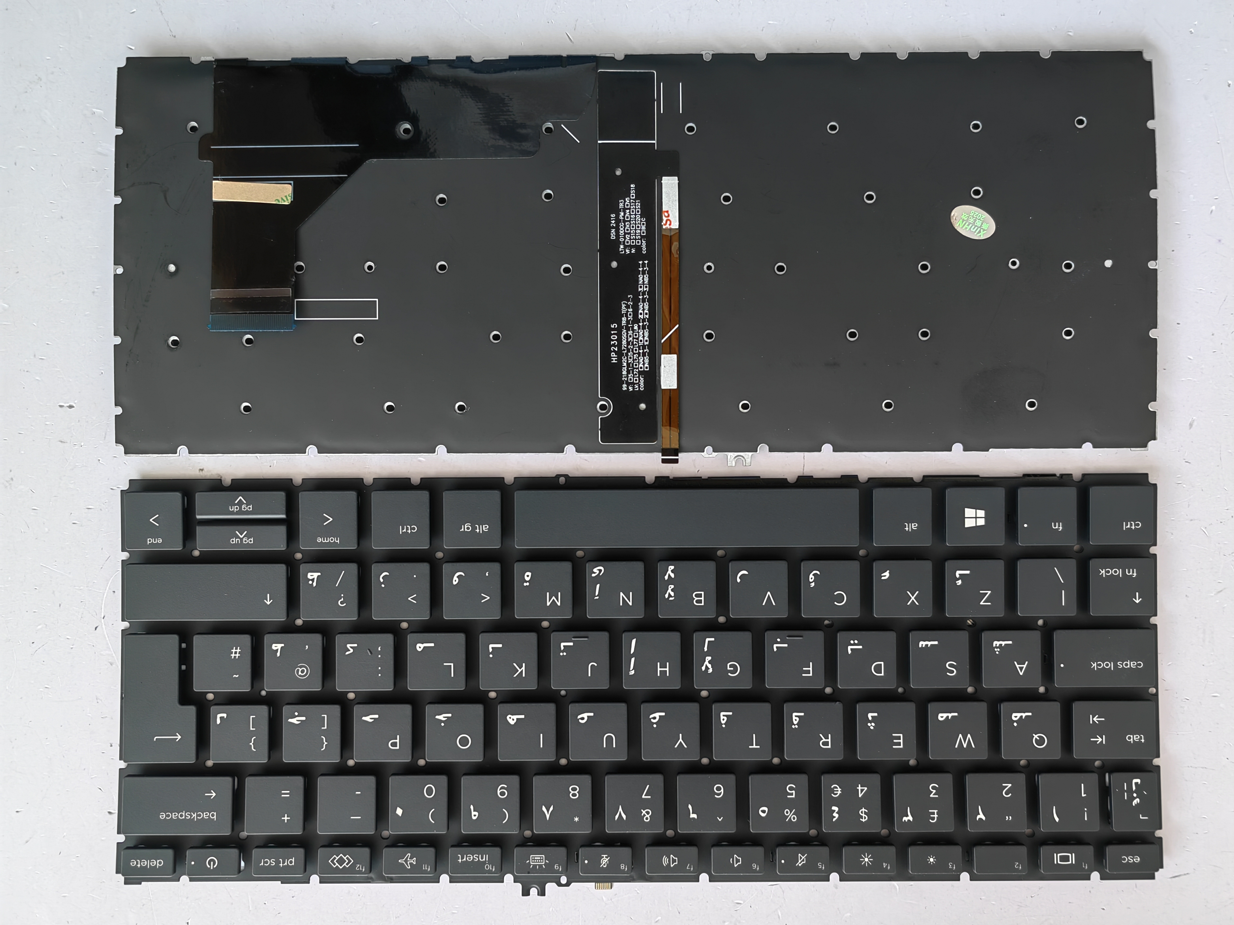Picture of New Replacement Laptop Keyboard For HP 830G7/830G8 Enter/835G7/835G8/735G7/735G8 BLACK Backlit (OEM) AR Layout